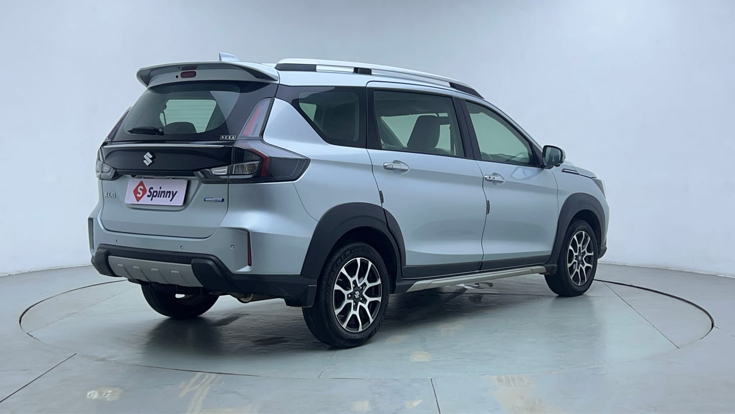 Used 2025 Maruti Suzuki XL6 Alpha Plus MT Petrol Petrol Manual exterior RIGHT REAR CORNER VIEW