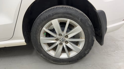 Used 2017 Volkswagen Ameo Highline1.2L (P) Petrol Manual tyres LEFT REAR TYRE RIM VIEW