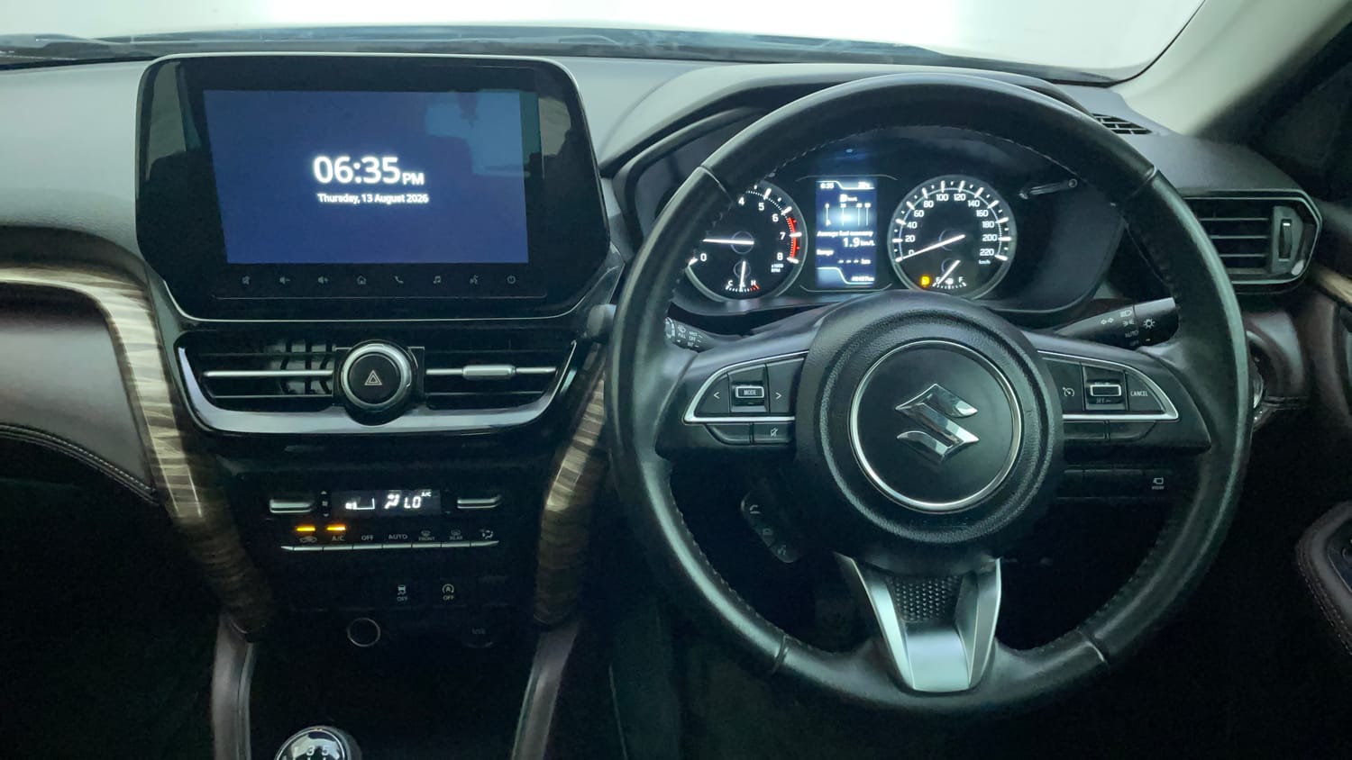 Used 2023 Maruti Suzuki Grand Vitara Alpha Smart Hybrid Petrol Manual interior STEERING VIEW