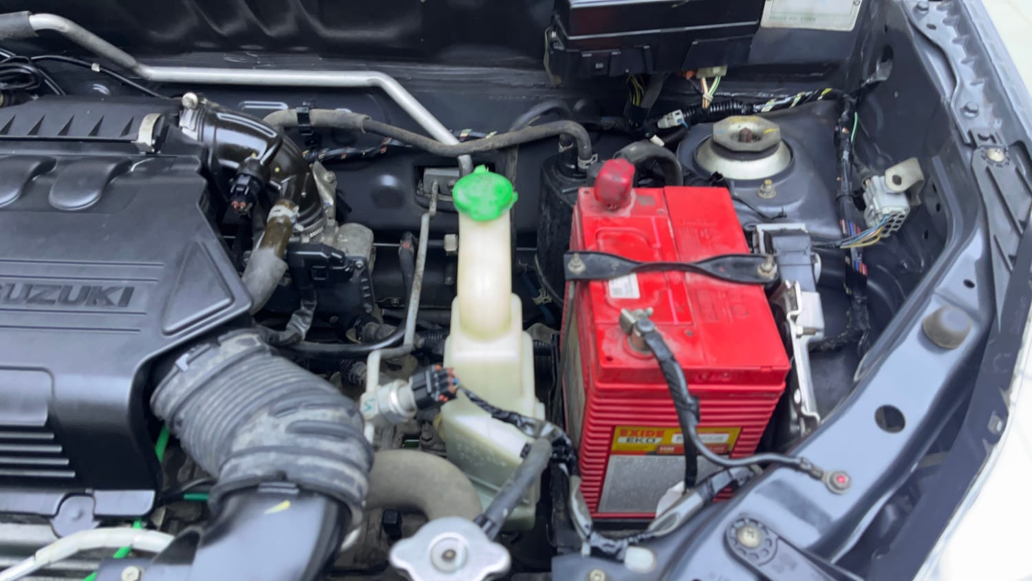 Used 2015 Maruti Suzuki Alto K10 LXi Petrol Manual engine ENGINE LEFT SIDE VIEW