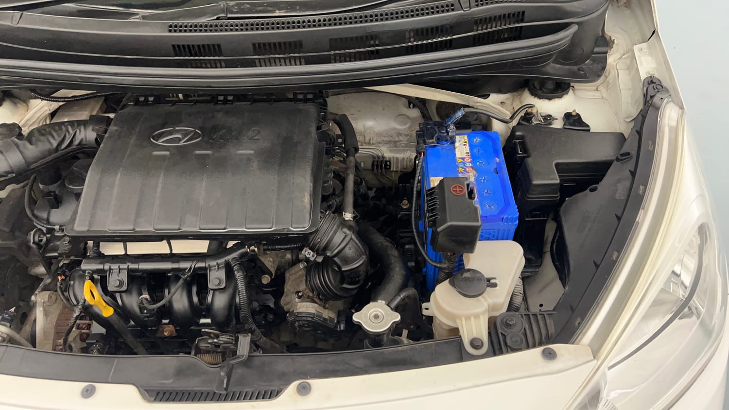 Used 2019 Hyundai Grand i10 Magna 1.2 Kappa VTVT Petrol Manual engine ENGINE LEFT SIDE VIEW
