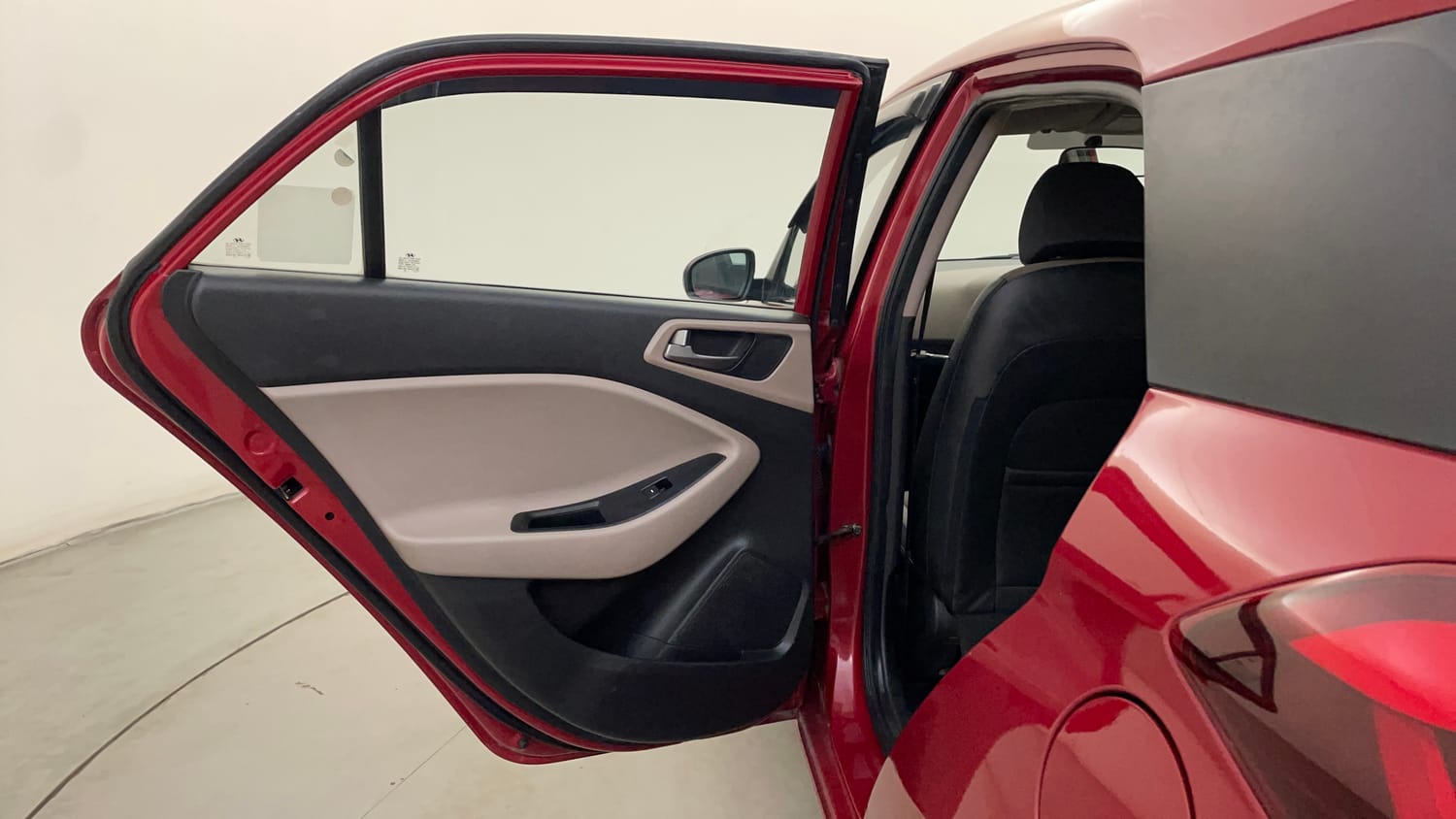 Used 2015 Hyundai Elite i20 Magna 1.2 Petrol Manual interior LEFT REAR DOOR OPEN VIEW