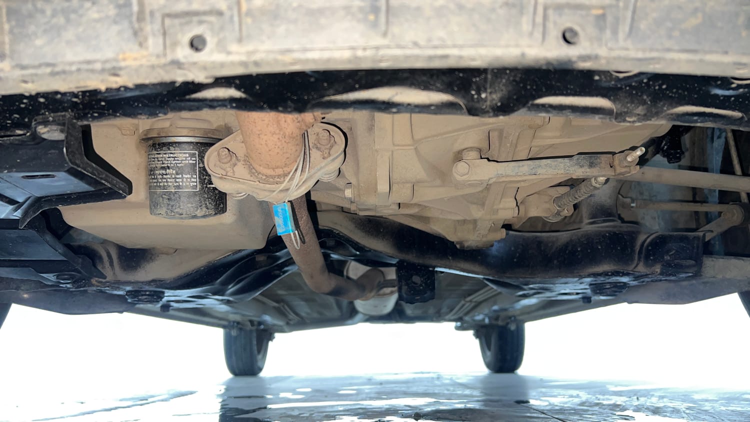 Used 2019 Maruti Suzuki Celerio VXi CNG Cng Manual extra FRONT LEFT UNDERBODY VIEW