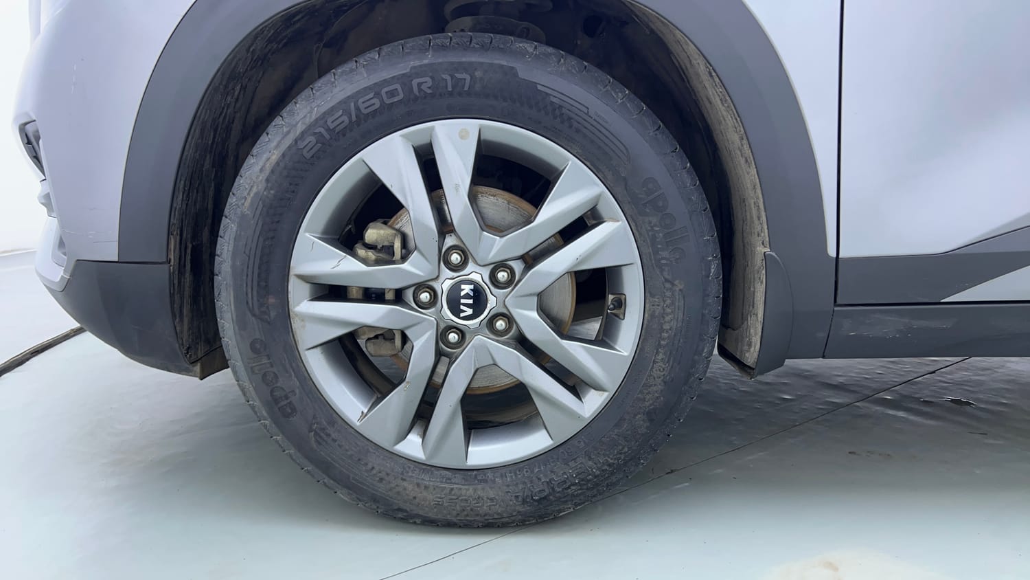 Used 2021 Kia Seltos HTX 1.5 Petrol Manual tyres LEFT FRONT TYRE RIM VIEW