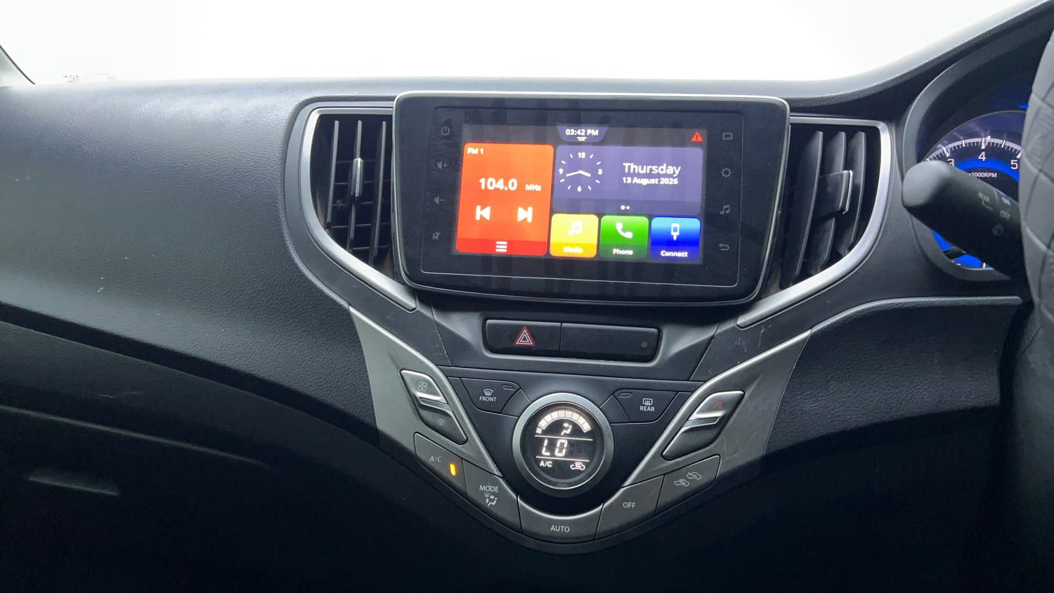 Used 2019 Maruti Suzuki Baleno Alpha Petrol Manual top_features Integrated (in-dash) music system