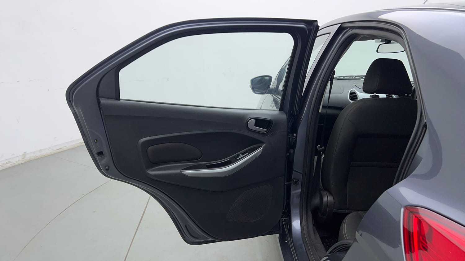 Used 2016 Ford Figo Trend 1.2 Ti-VCT Petrol Manual interior LEFT REAR DOOR OPEN VIEW