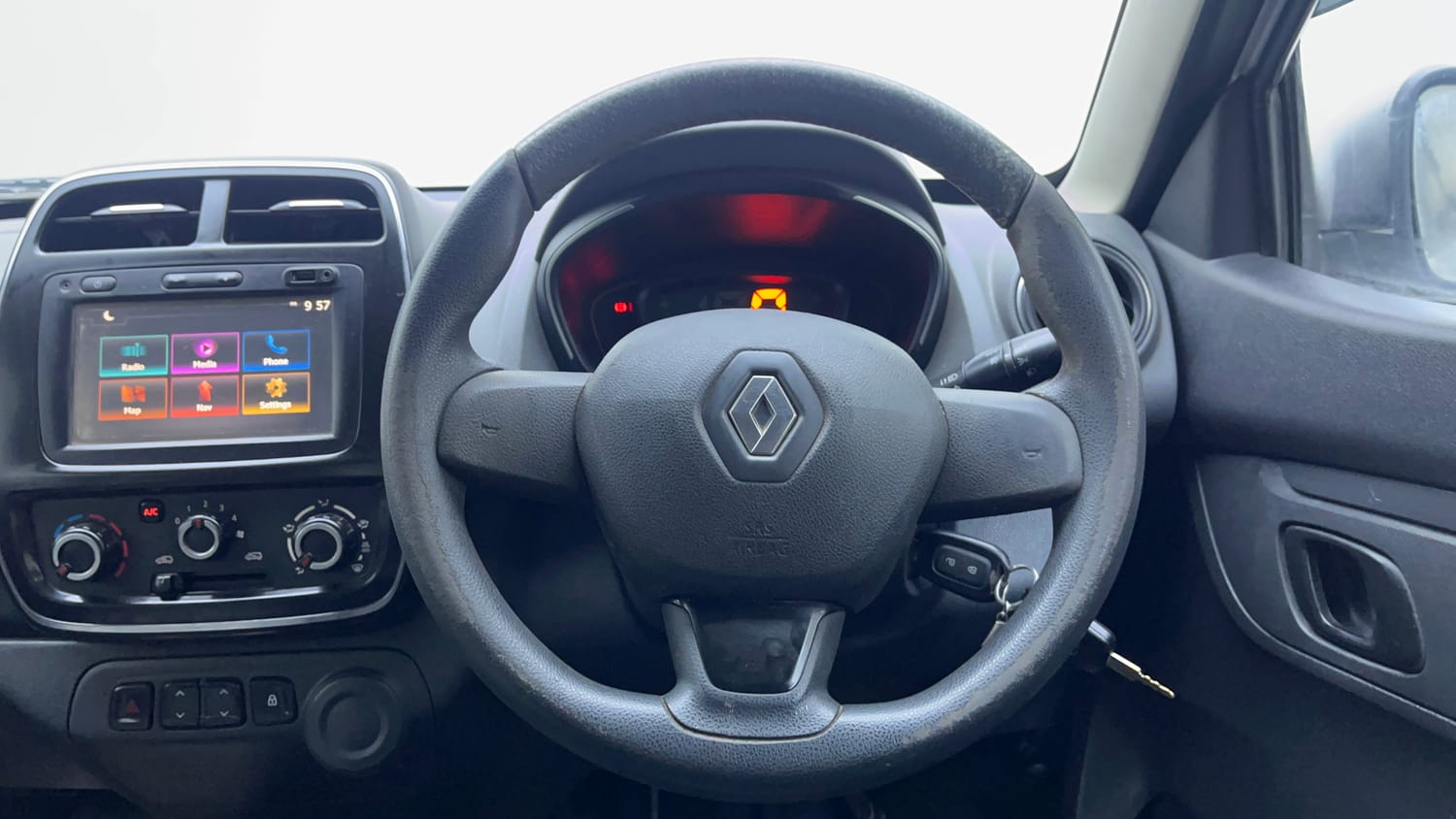 Used 2016 Renault Kwid 1.0 RXT Petrol Manual interior STEERING VIEW