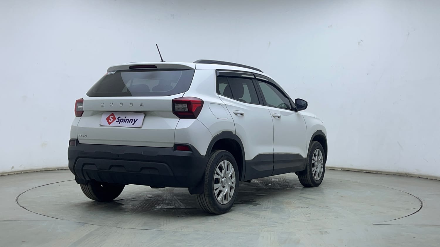 Used 2025 Skoda Kylaq Classic Petrol Manual exterior RIGHT REAR CORNER VIEW