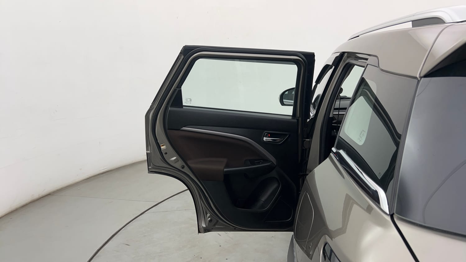 Used 2023 Maruti Suzuki Brezza ZXi Petrol Manual interior LEFT REAR DOOR OPEN VIEW