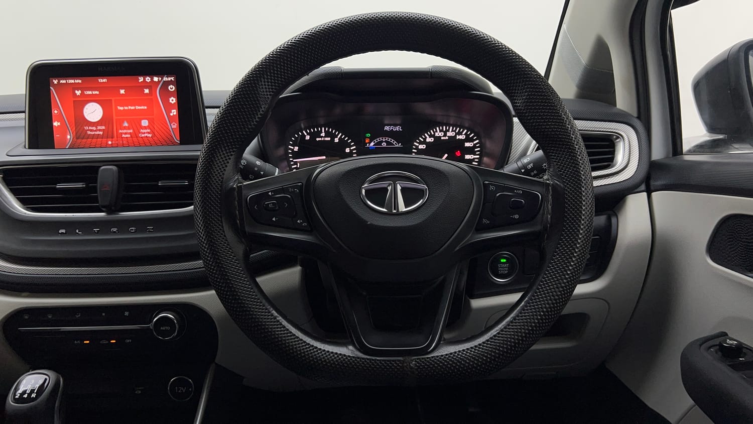 Used 2022 Tata Altroz XZ Plus i-Turbo Petrol Petrol Manual interior STEERING VIEW