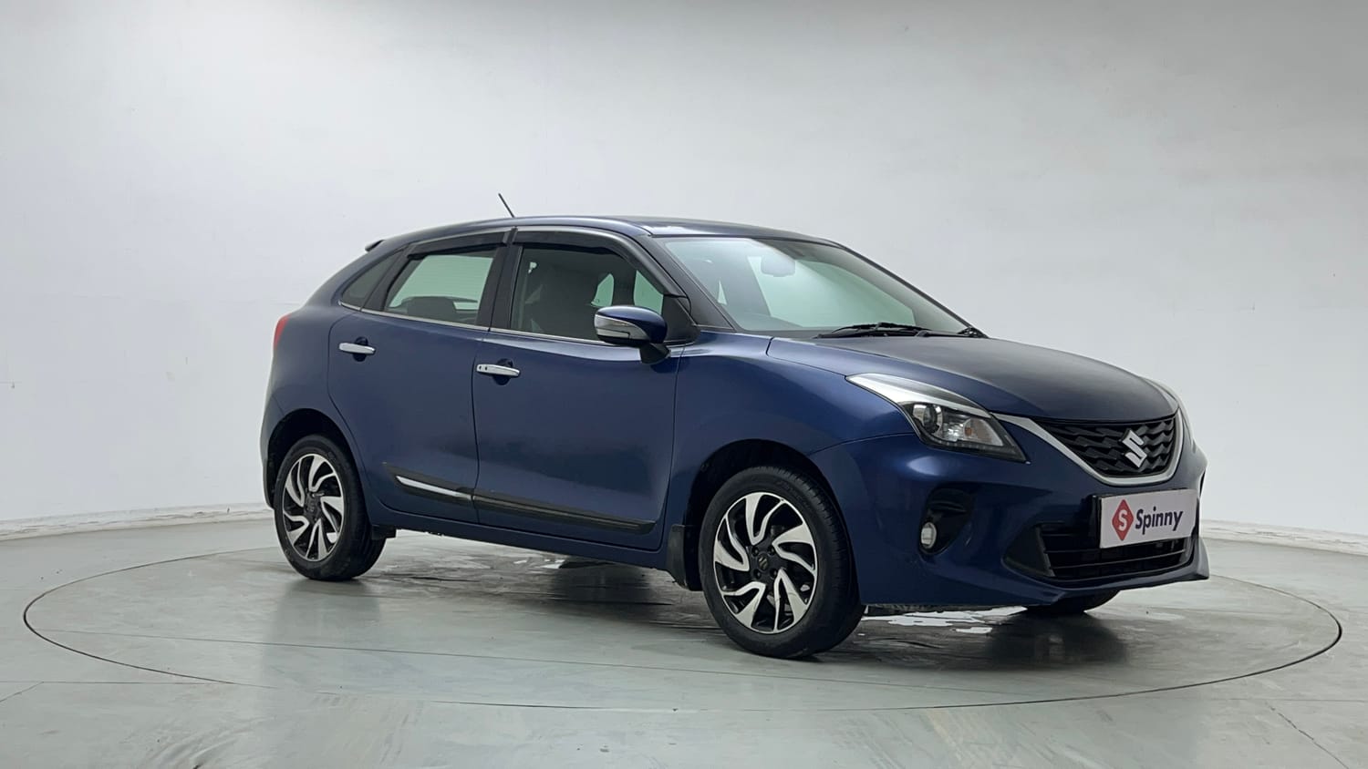 Used 2019 Maruti Suzuki Baleno Alpha Petrol Manual exterior RIGHT FRONT CORNER VIEW