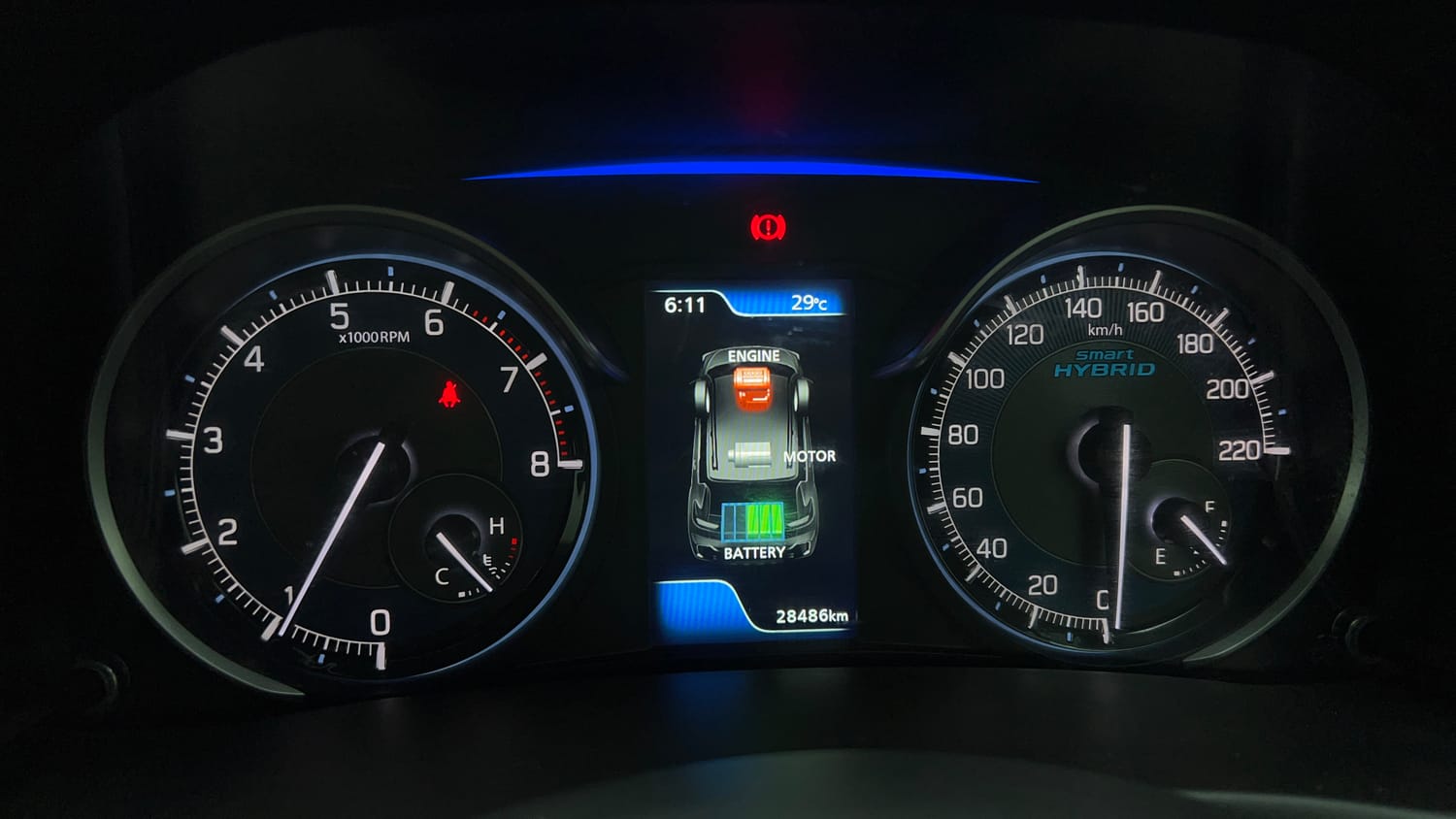 Used 2022 Maruti Suzuki XL6 Alpha Plus MT Petrol Petrol Manual interior CLUSTERMETER VIEW
