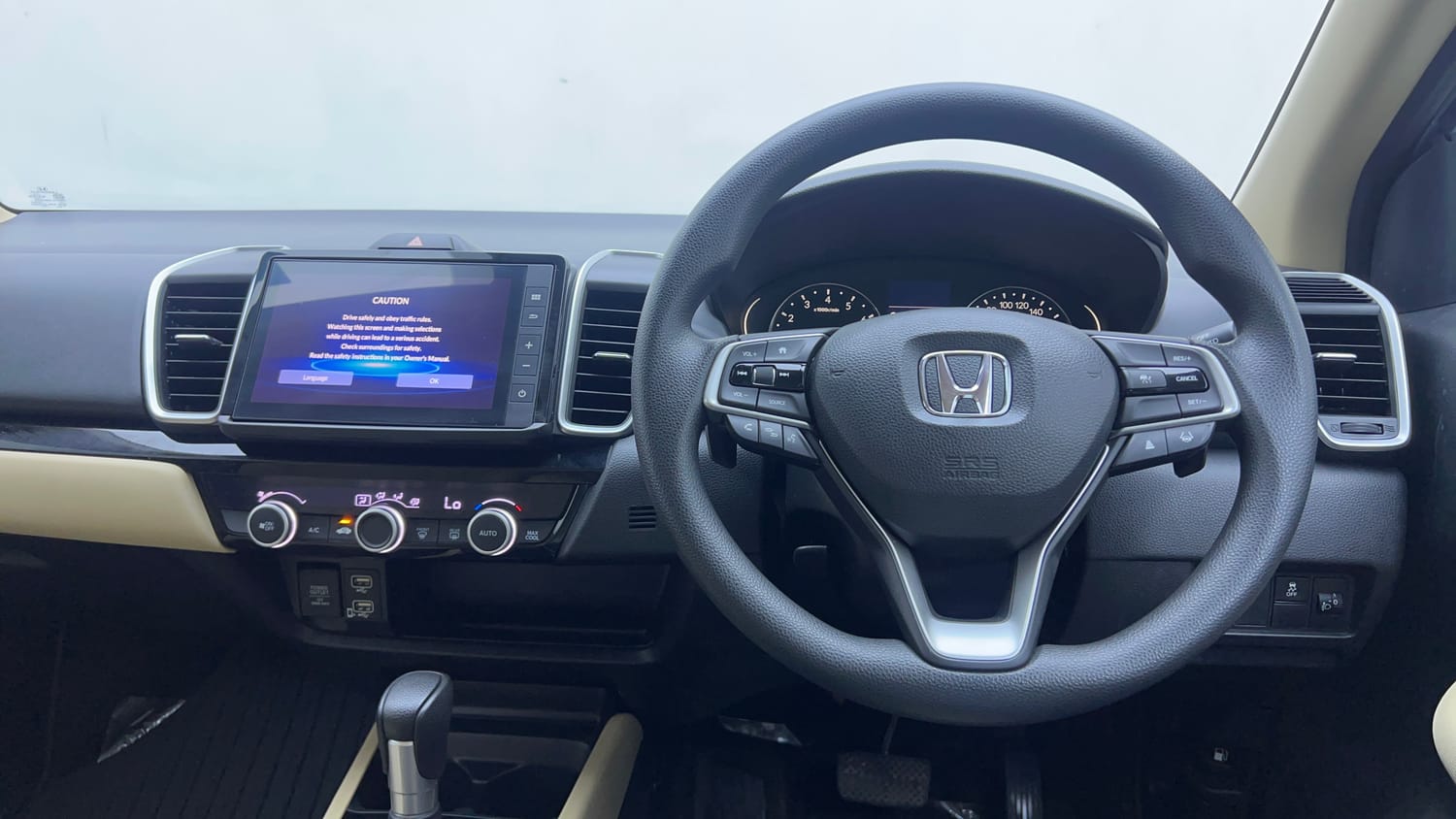 Used 2024 Honda City V Petrol CVT Petrol Automatic interior STEERING VIEW