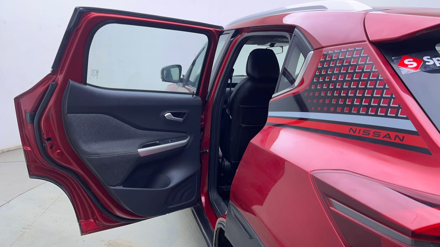 Used 2023 Nissan Magnite XV Premium Turbo Petrol Manual interior LEFT REAR DOOR OPEN VIEW