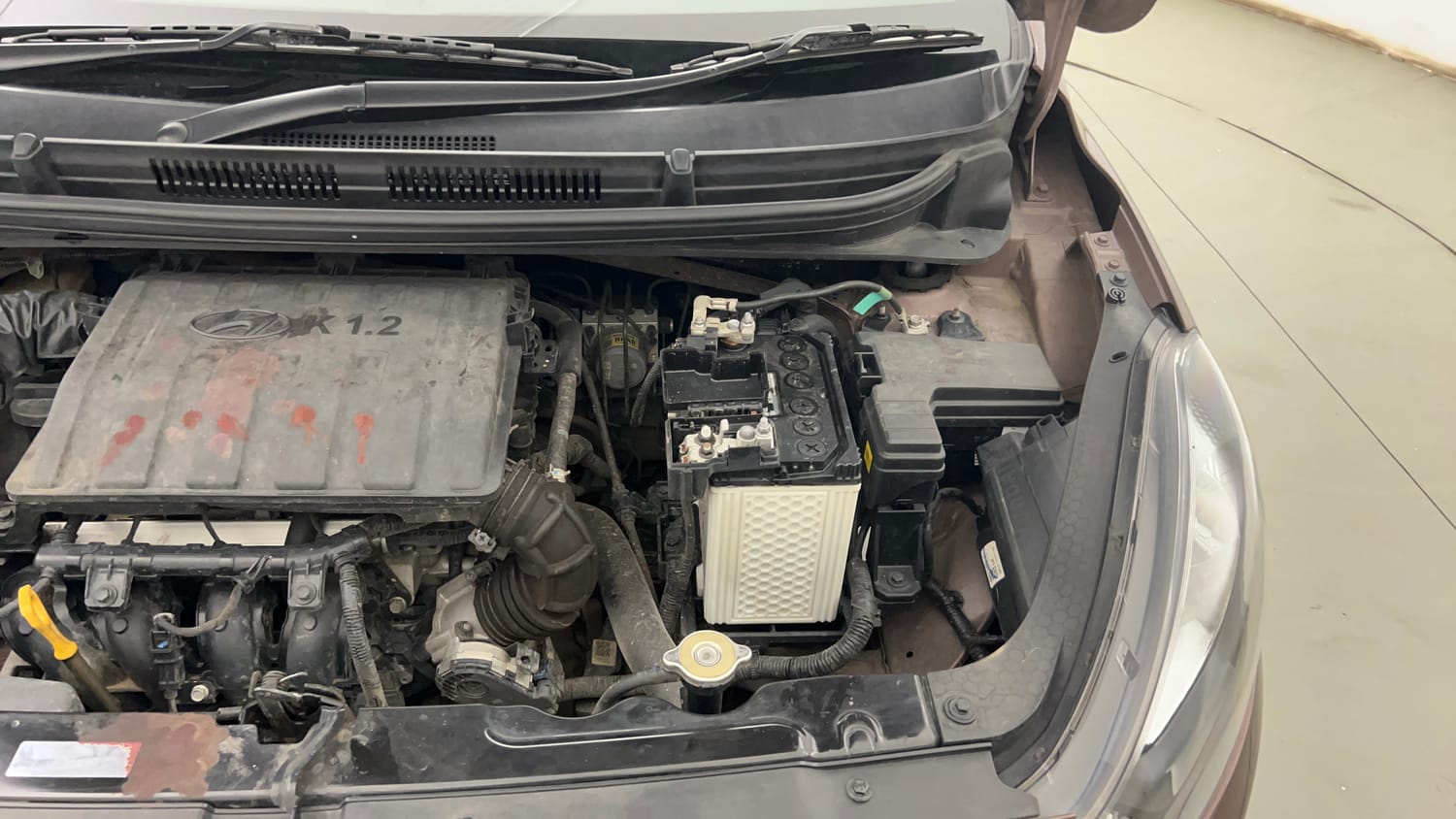 Used 2020 Hyundai Aura S 1.2 Petrol Petrol Manual engine ENGINE LEFT SIDE VIEW