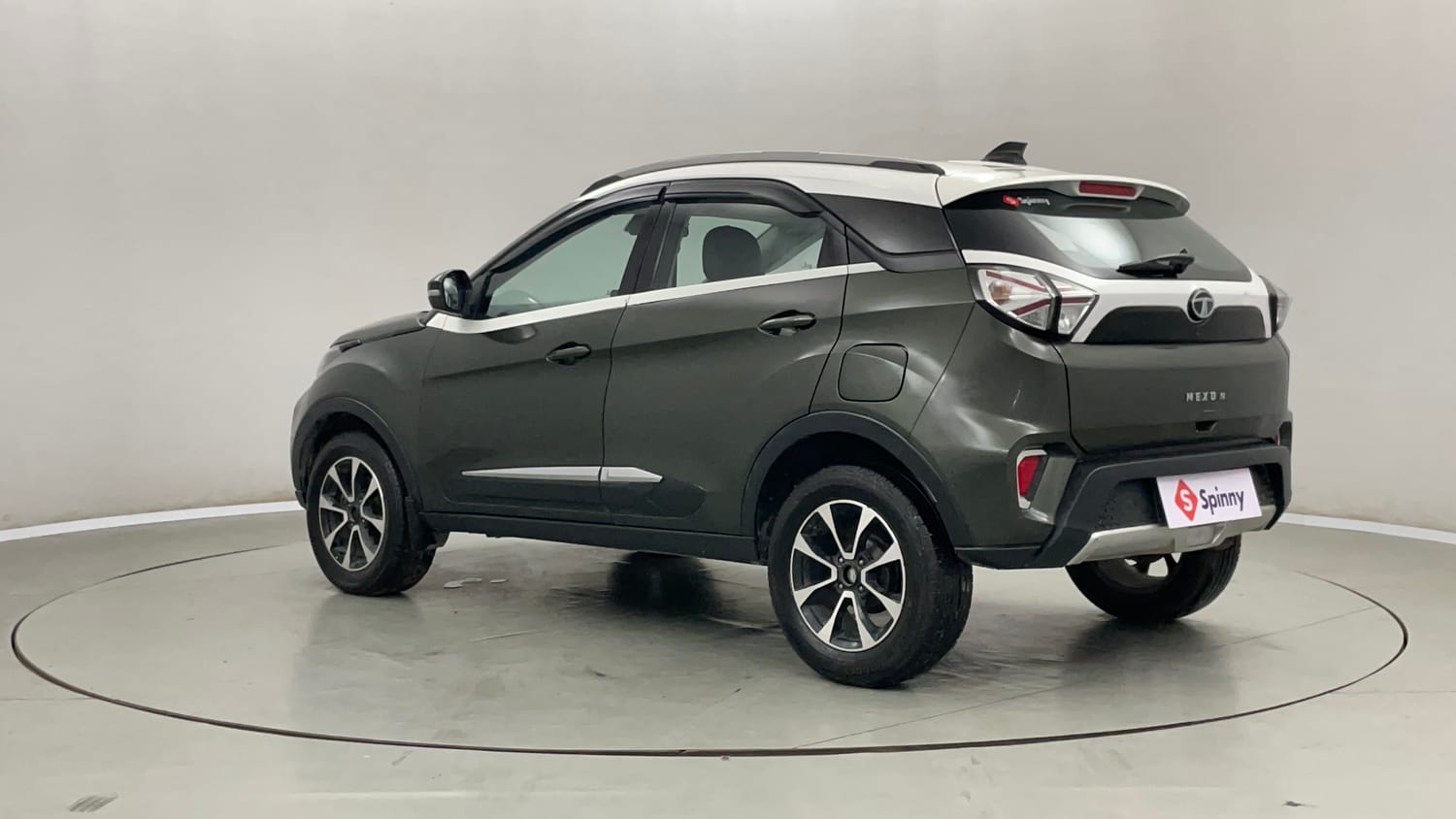 Used 2021 Tata Nexon XZA Plus (O) Diesel Diesel Automatic exterior LEFT REAR CORNER VIEW