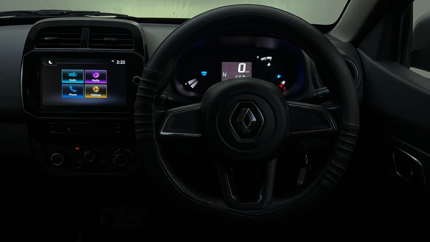 Used 2020 Renault Kwid 1.0 RXT AMT Opt Petrol Automatic interior STEERING VIEW