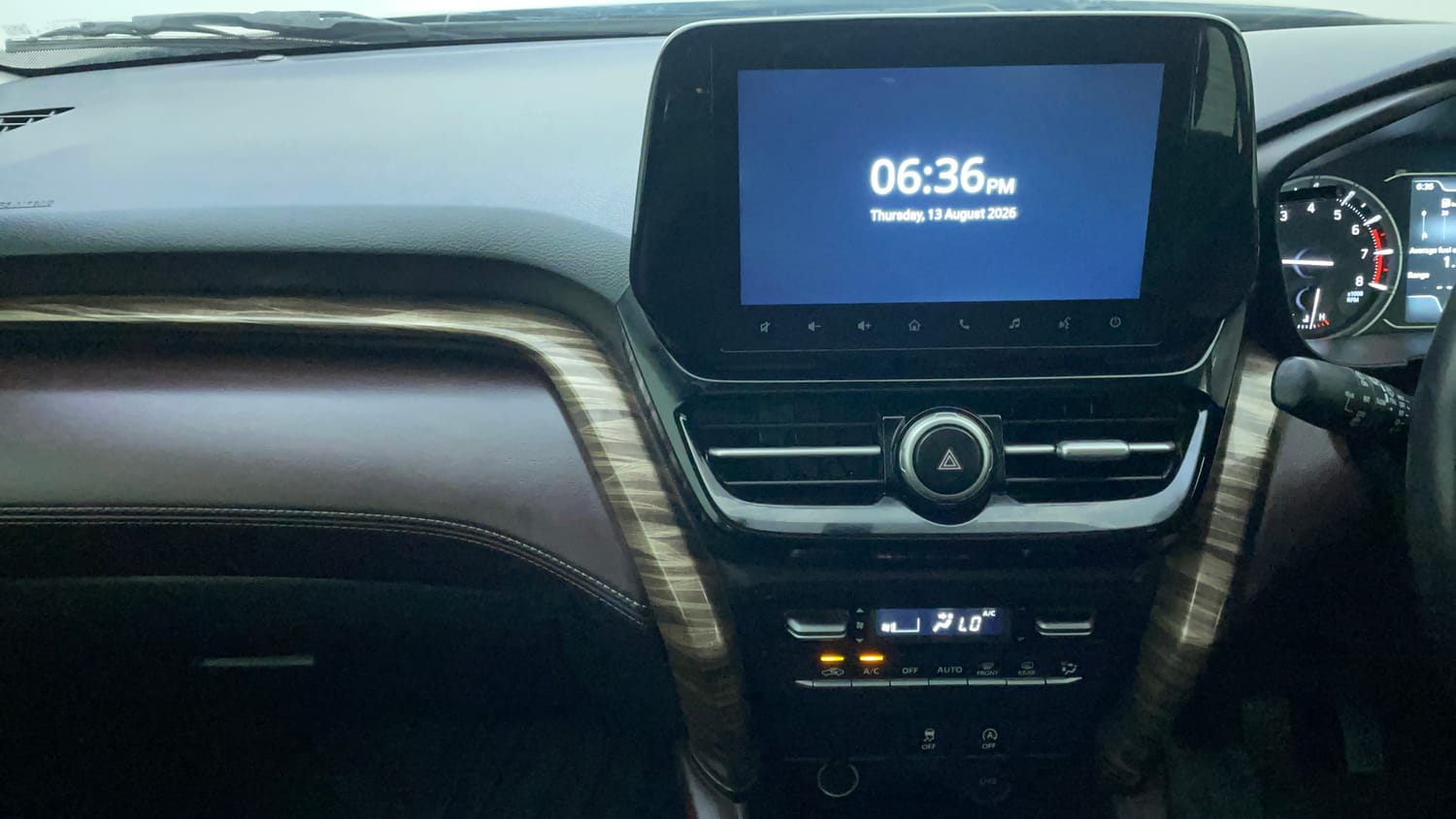 Used 2023 Maruti Suzuki Grand Vitara Alpha Smart Hybrid Petrol Manual interior MUSIC SYSTEM & AC CONTROL VIEW