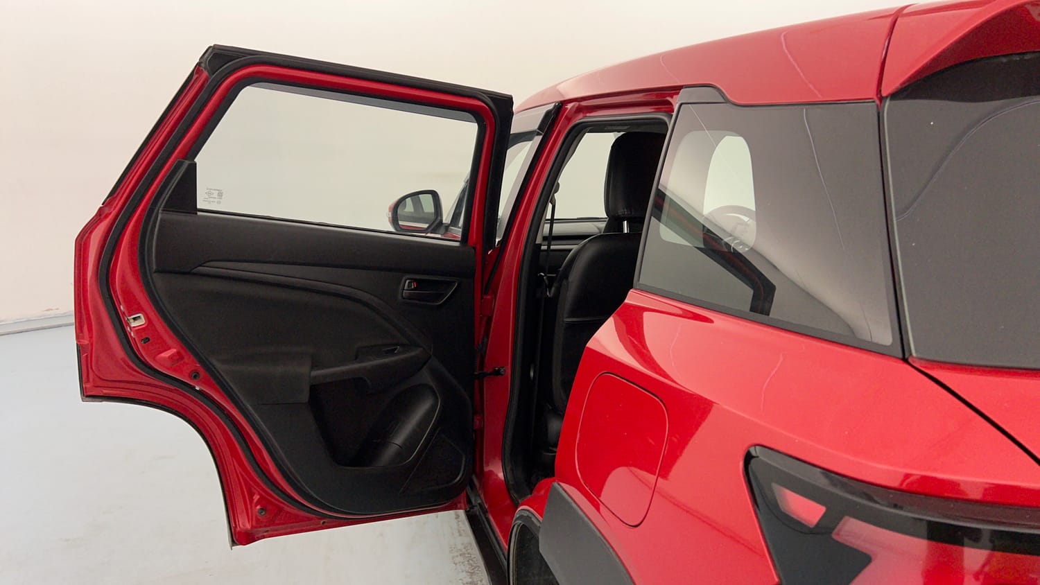 Used 2023 Maruti Suzuki Brezza VXi Petrol Manual interior LEFT REAR DOOR OPEN VIEW