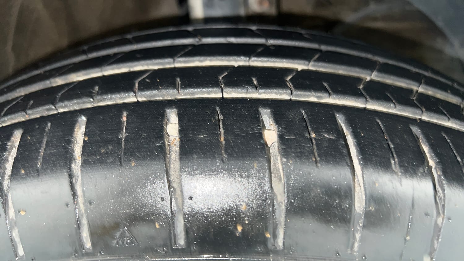 Used 2023 Maruti Suzuki Baleno Delta MT Petrol Manual tyres RIGHT FRONT TYRE TREAD VIEW