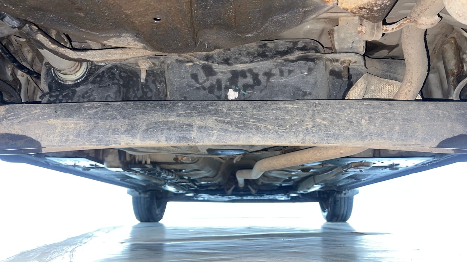 Used 2019 Hyundai Santro Sportz CNG Cng Manual extra REAR UNDERBODY VIEW (TAKEN FROM REAR)