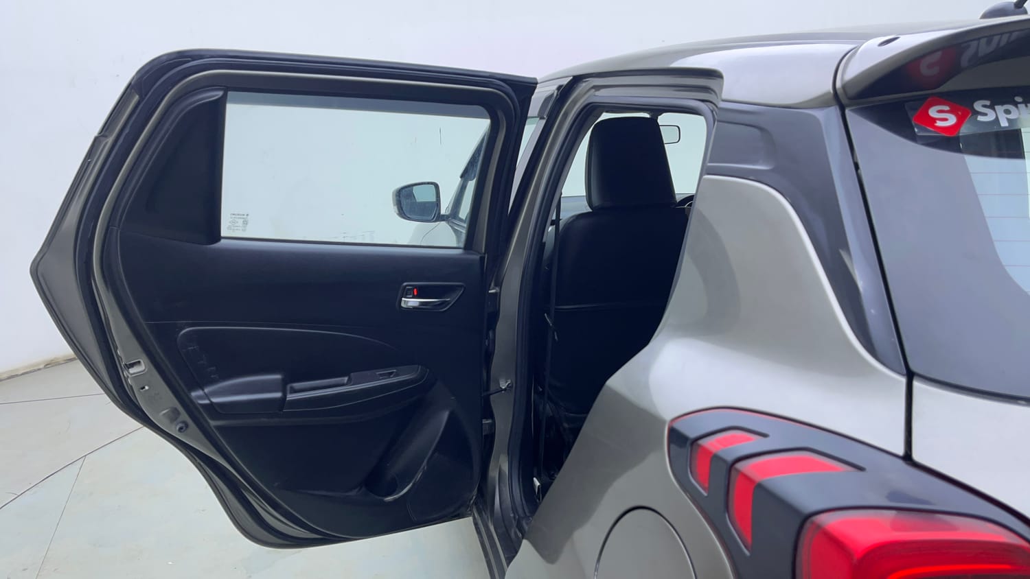 Used 2023 Maruti Suzuki Swift ZXi Plus AMT Petrol Automatic interior LEFT REAR DOOR OPEN VIEW