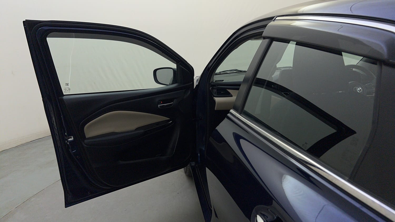 Used 2023 Toyota Glanza G Petrol Manual interior LEFT FRONT DOOR OPEN VIEW