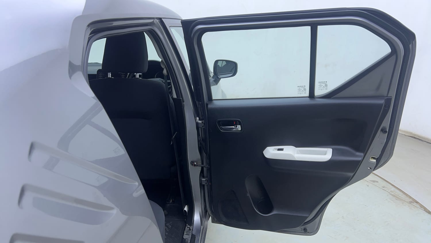 Used 2018 Maruti Suzuki Ignis Delta 1.2 MT Petrol Manual interior RIGHT REAR DOOR OPEN VIEW