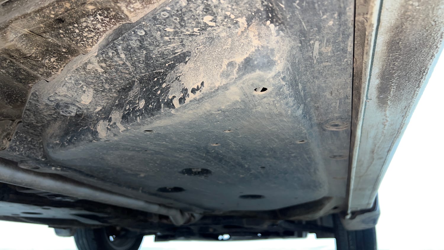 Used 2025 Honda Amaze ZX 1.2 Petrol CVT Petrol Automatic extra REAR RIGHT UNDERBODY VIEW