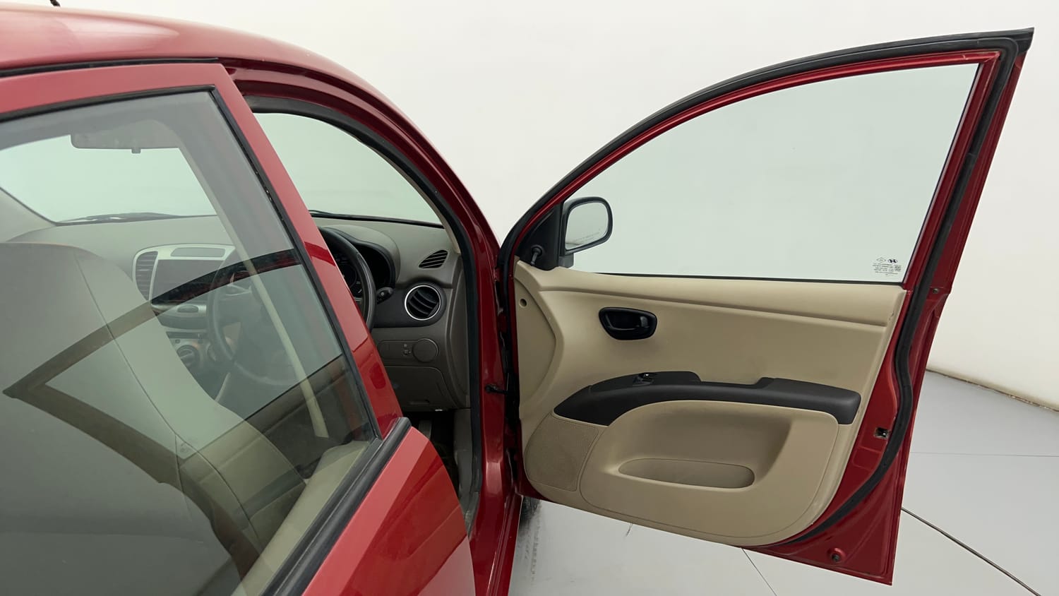 Used 2012 Hyundai i10 Era 1.1 iRDE2 Petrol Manual interior RIGHT FRONT DOOR OPEN VIEW