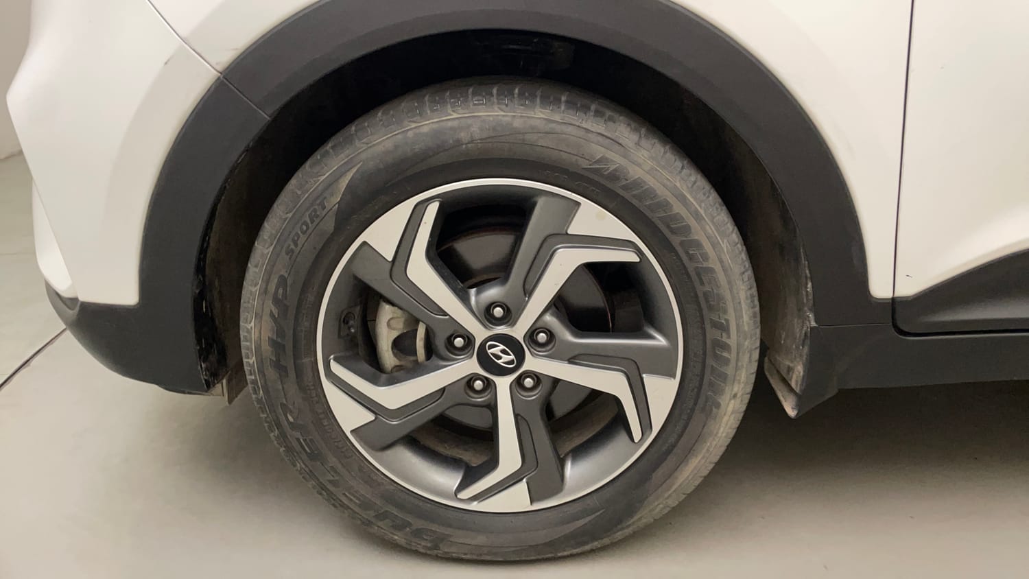 Used 2019 Hyundai Creta SX 1.6 AT Petrol Petrol Automatic tyres LEFT FRONT TYRE RIM VIEW