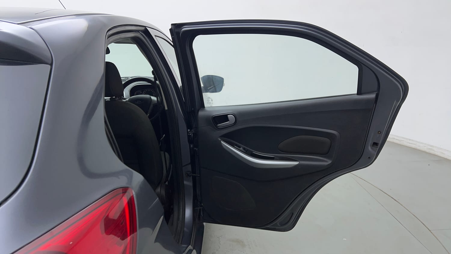 Used 2016 Ford Figo Trend 1.2 Ti-VCT Petrol Manual interior RIGHT REAR DOOR OPEN VIEW