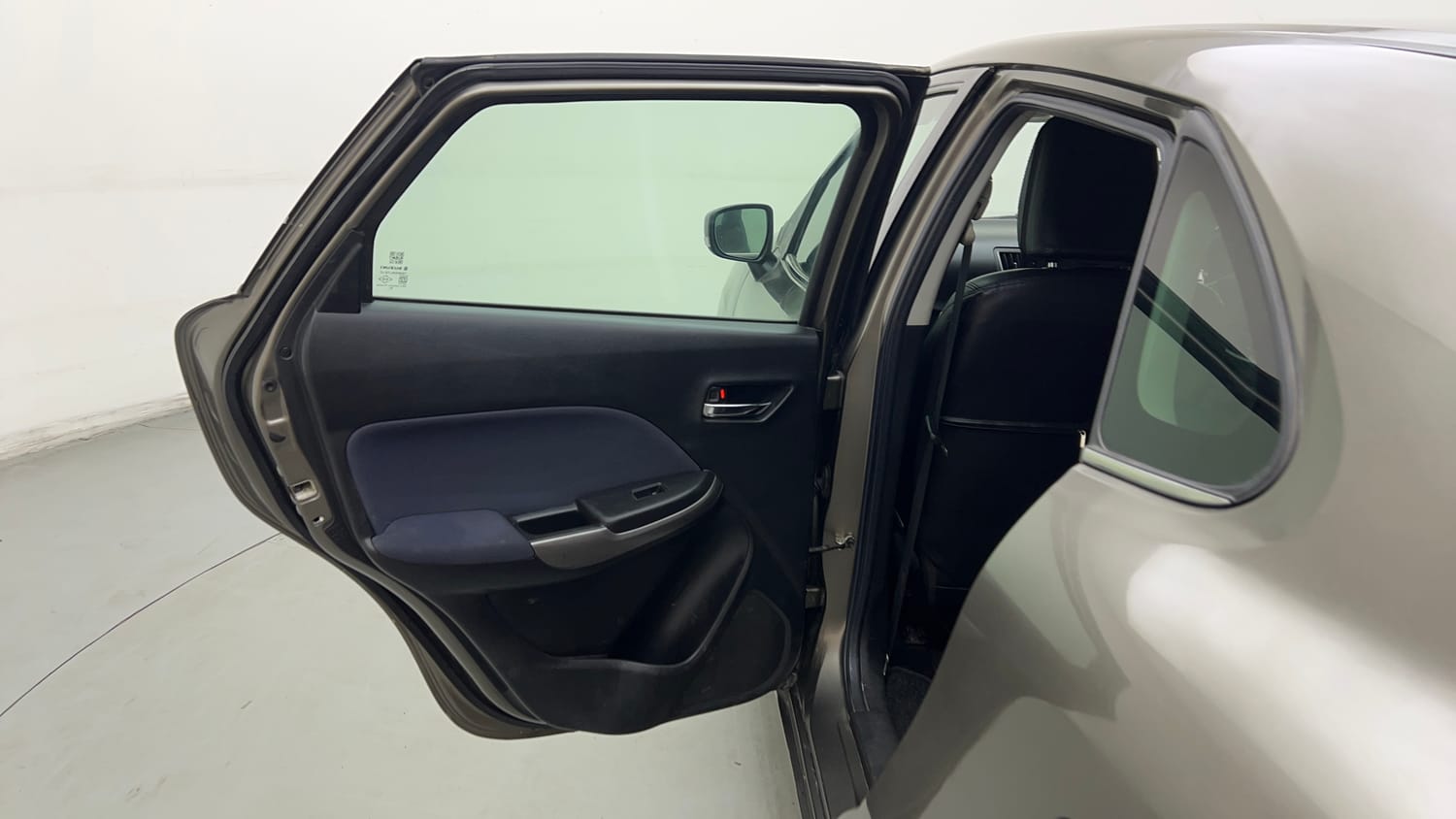 Used 2019 Maruti Suzuki Baleno Alpha Petrol Manual interior LEFT REAR DOOR OPEN VIEW