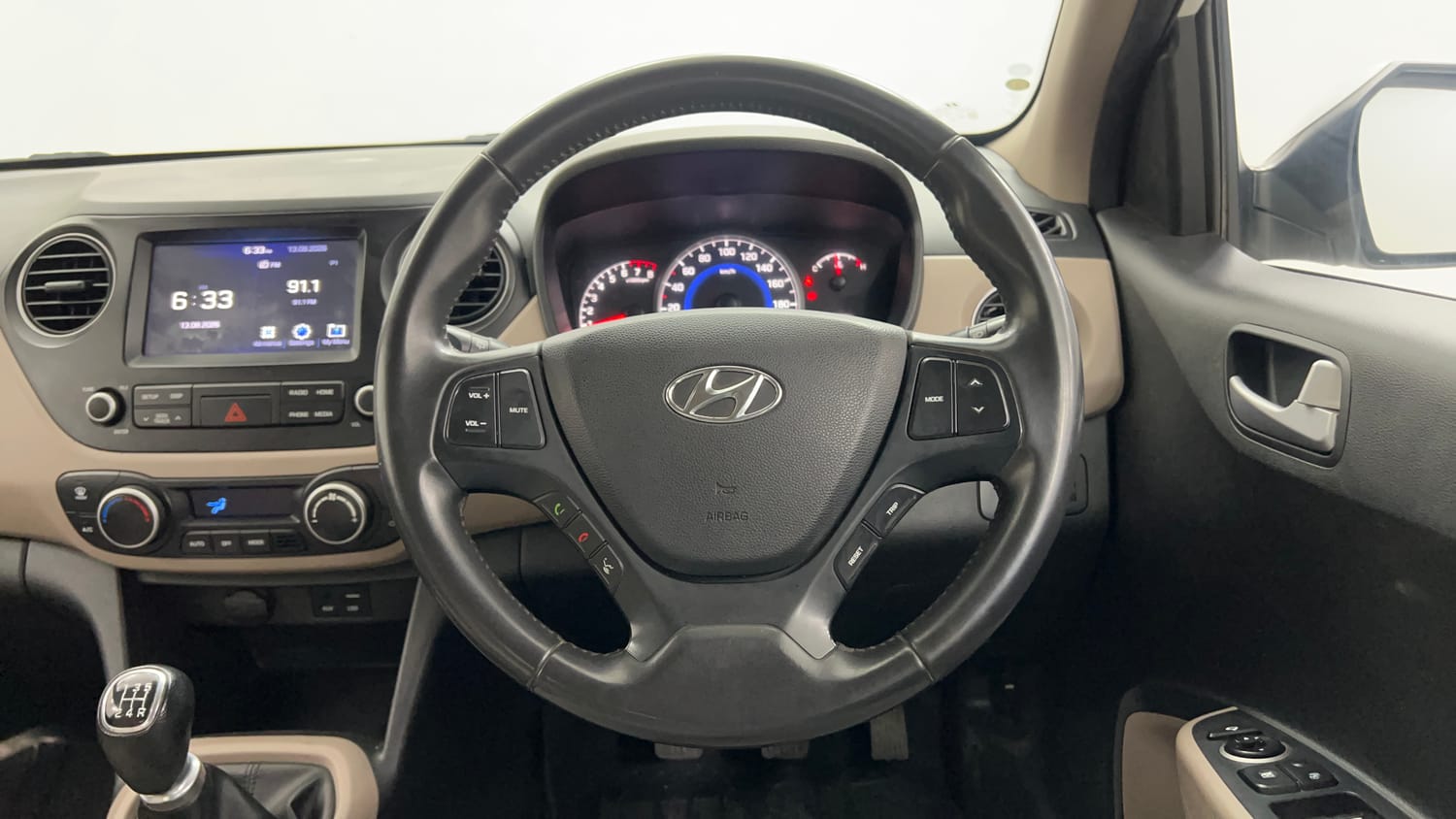 Used 2017 Hyundai Grand i10 Asta 1.2 Kappa VTVT Petrol Manual interior STEERING VIEW