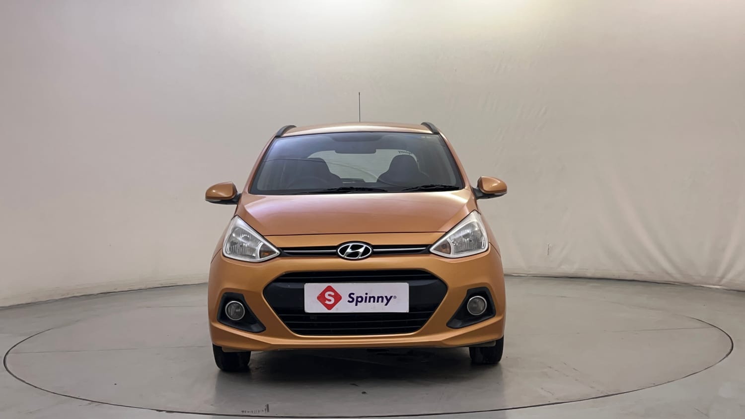 Used 2015 Hyundai Grand i10 Asta 1.2 Kappa VTVT (O) Petrol Manual exterior FRONT VIEW