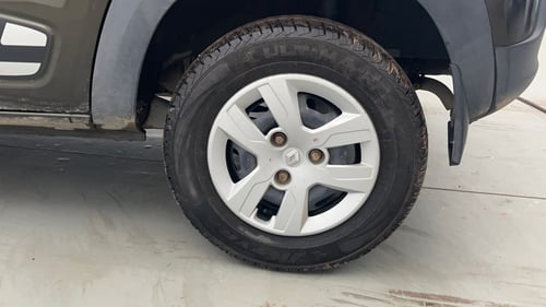 Used 2017 Renault Kwid 1.0 RXL Petrol Manual tyres LEFT REAR TYRE RIM VIEW