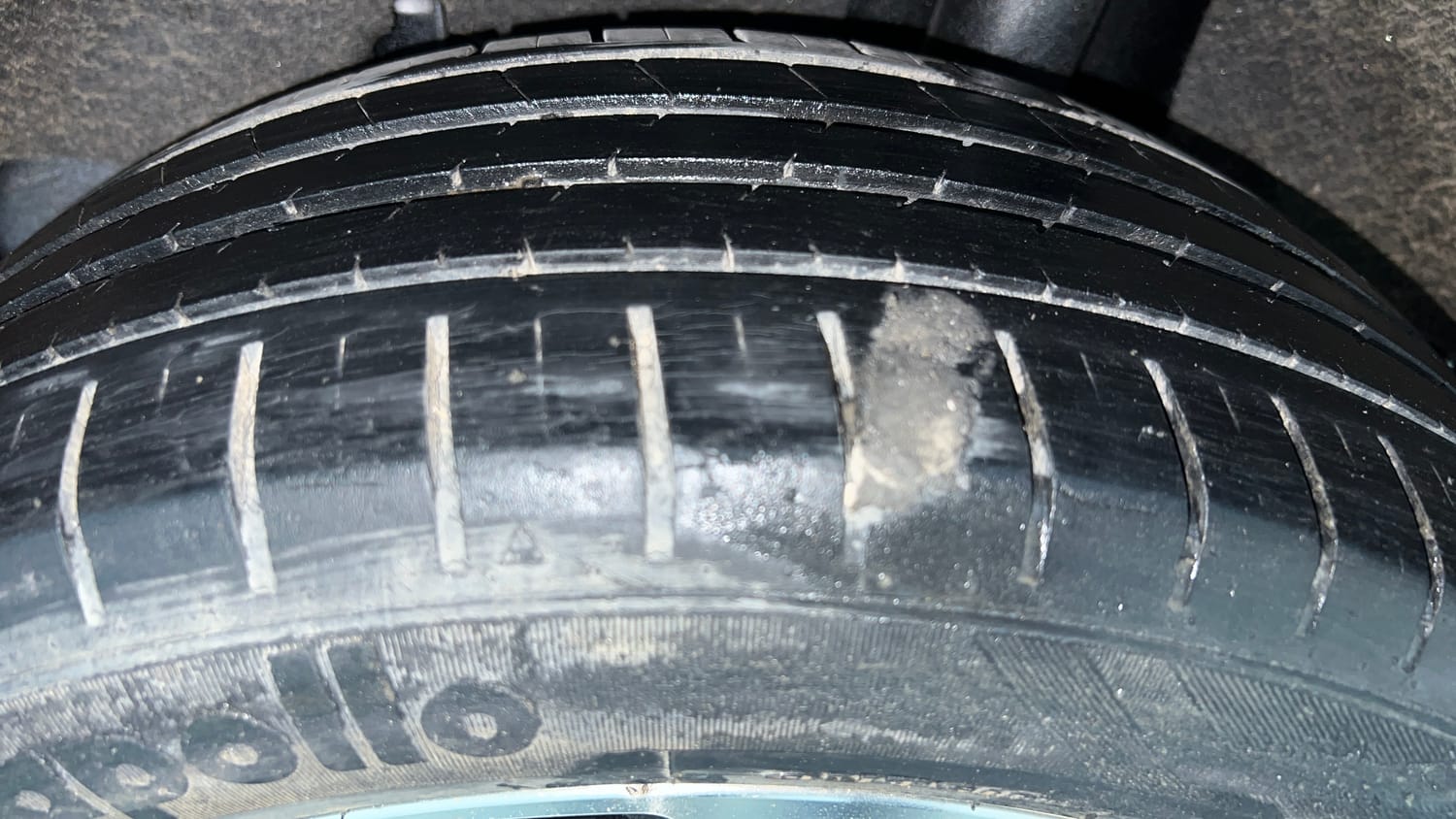 Used 2019 Maruti Suzuki Baleno Alpha Petrol Manual tyres LEFT REAR TYRE TREAD VIEW