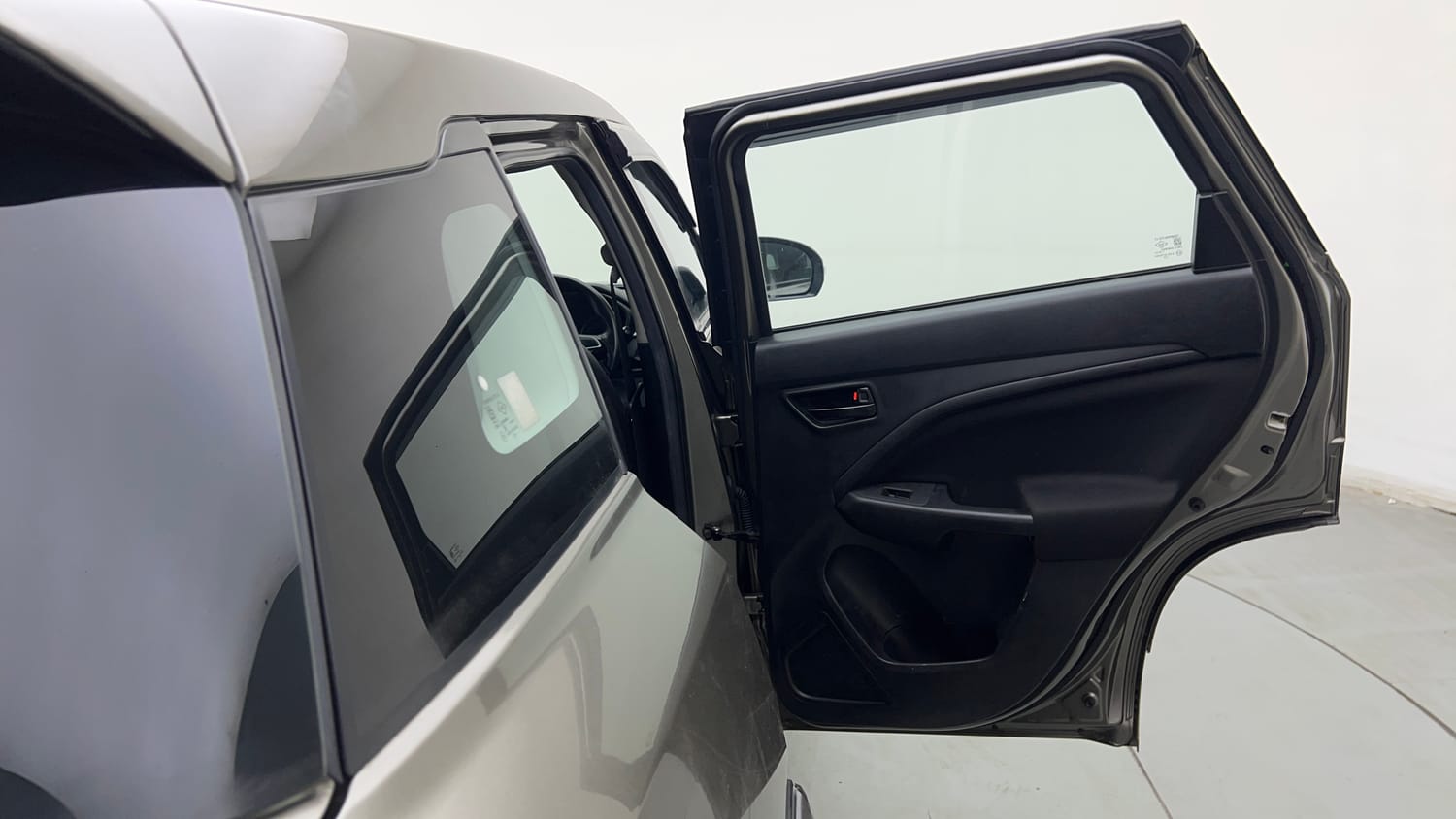 Used 2023 Maruti Suzuki Brezza VXi Petrol Manual interior RIGHT REAR DOOR OPEN VIEW