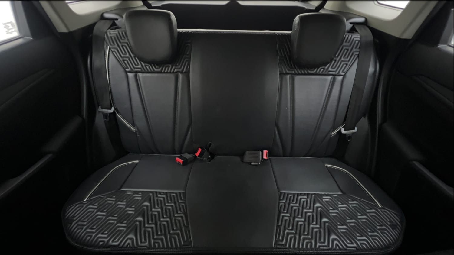 Used 2023 Maruti Suzuki Brezza VXi Petrol Manual interior REAR SEAT CONDITION VIEW