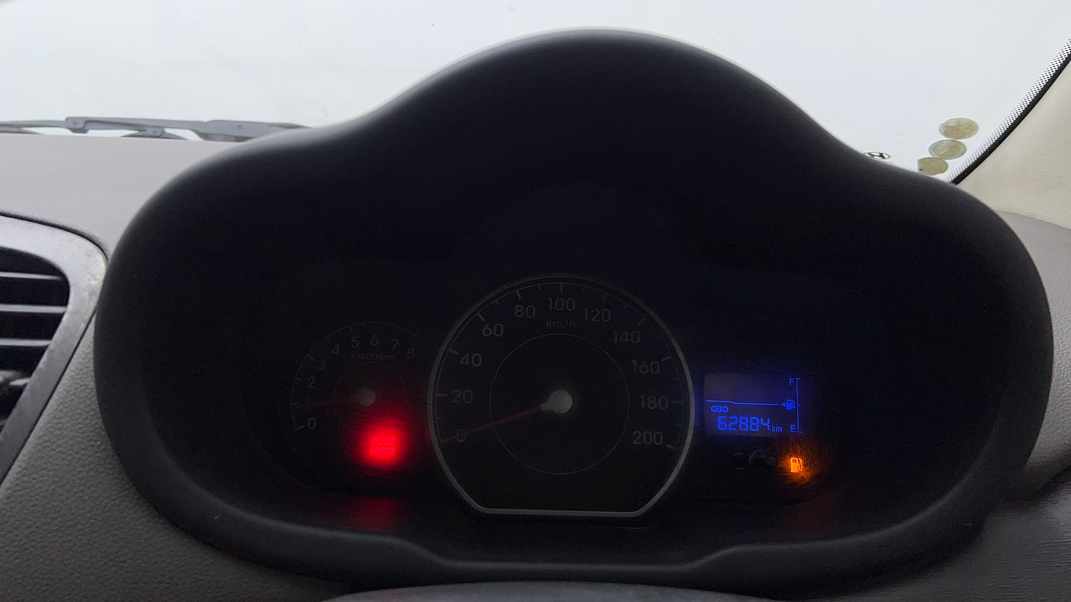 Used 2013 Hyundai i10 Magna 1.1 iRDE2 Petrol Manual interior CLUSTERMETER VIEW