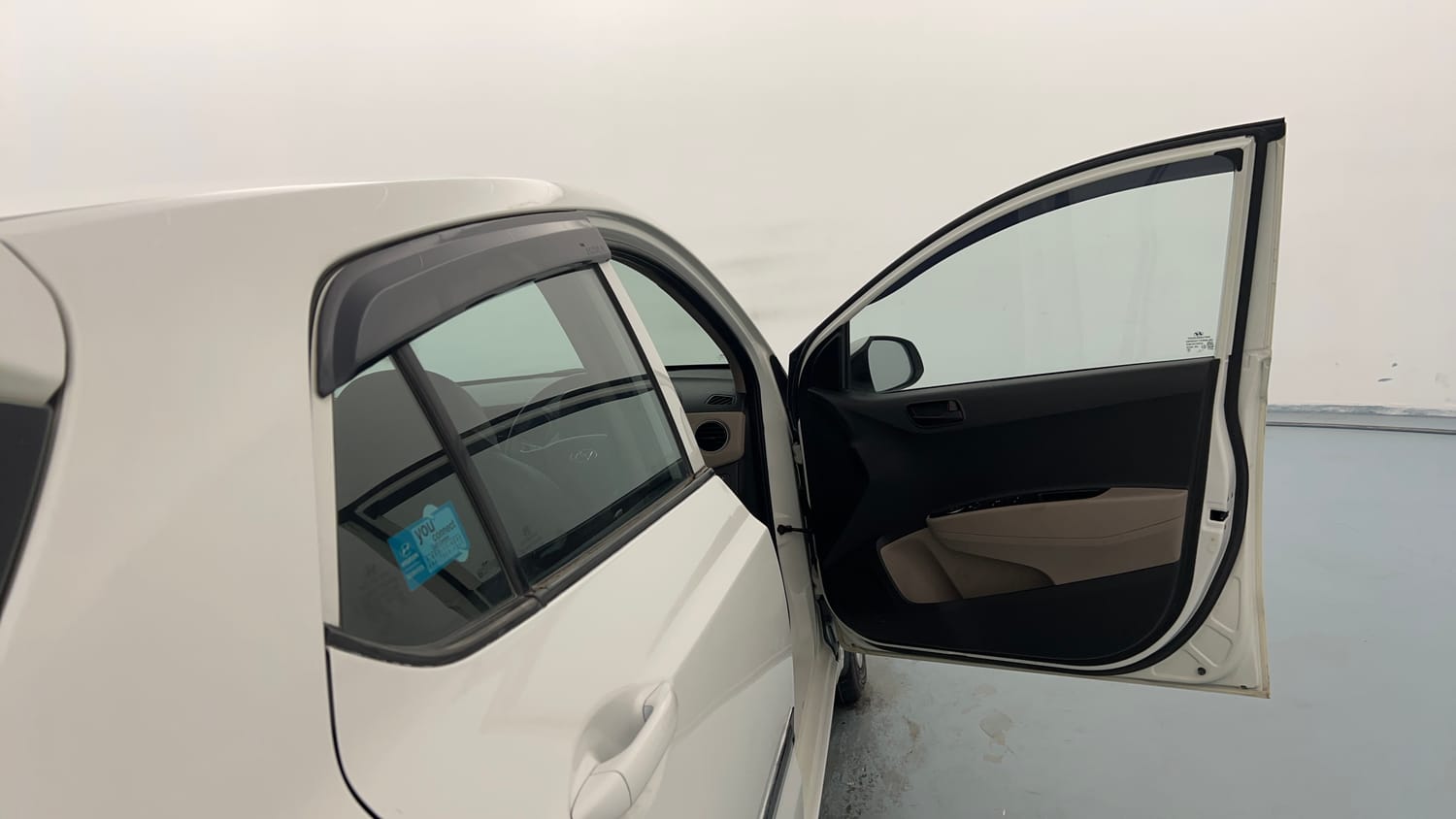 Used 2019 Hyundai Grand i10 Magna 1.2 Kappa VTVT Petrol Manual interior RIGHT FRONT DOOR OPEN VIEW