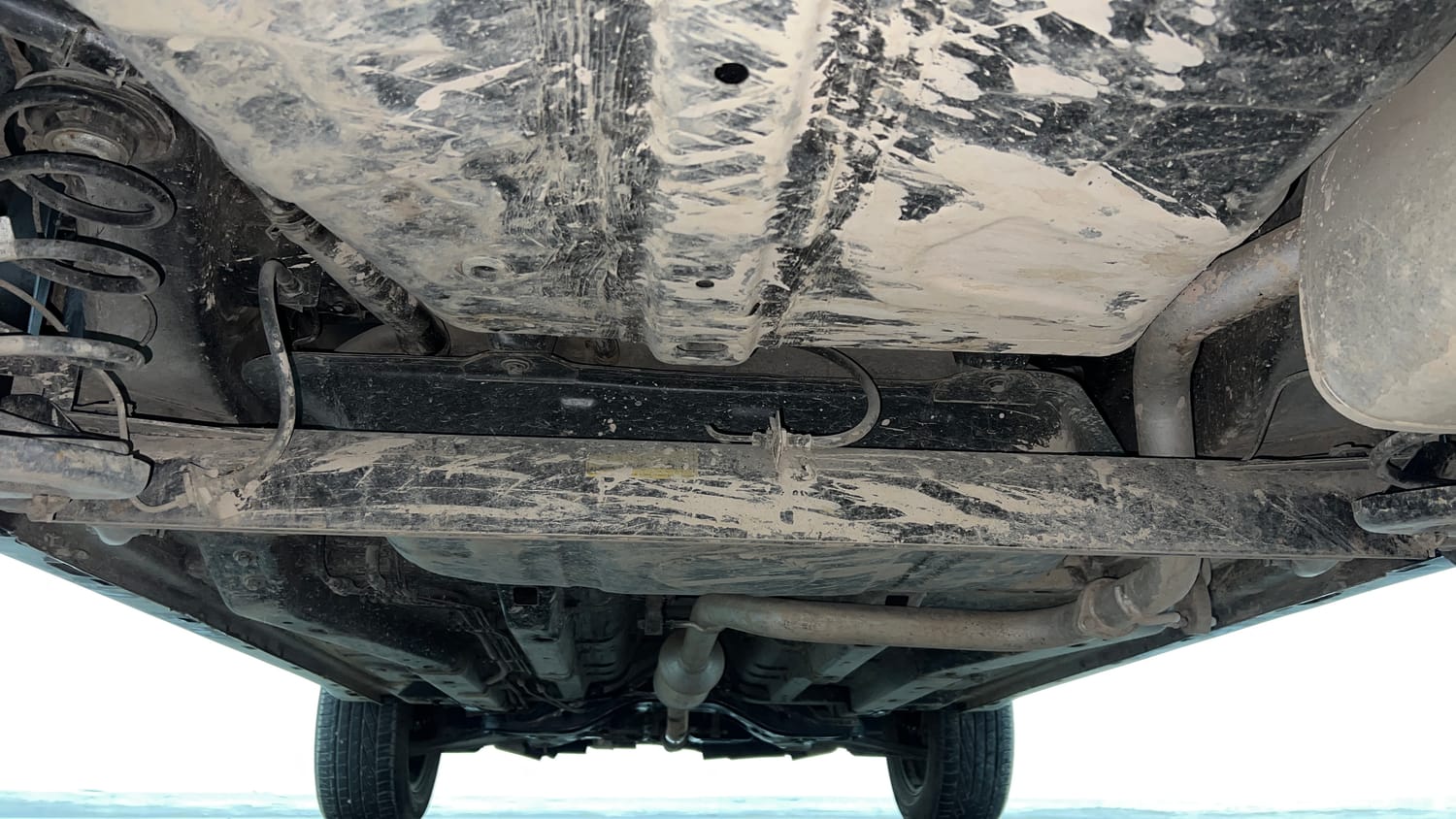 Used 2022 Tata Nexon XZ Plus Petrol Manual extra REAR UNDERBODY VIEW (TAKEN FROM REAR)