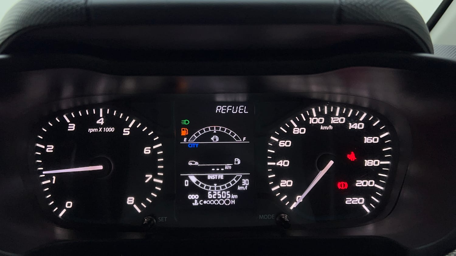 Used 2022 Tata Altroz XZ Plus i-Turbo Petrol Petrol Manual interior CLUSTERMETER VIEW
