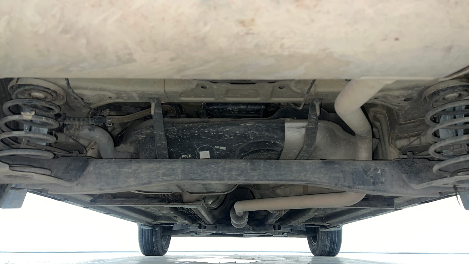 Used 2020 Kia Seltos HTK Plus 1.5 Petrol Manual extra REAR UNDERBODY VIEW (TAKEN FROM REAR)