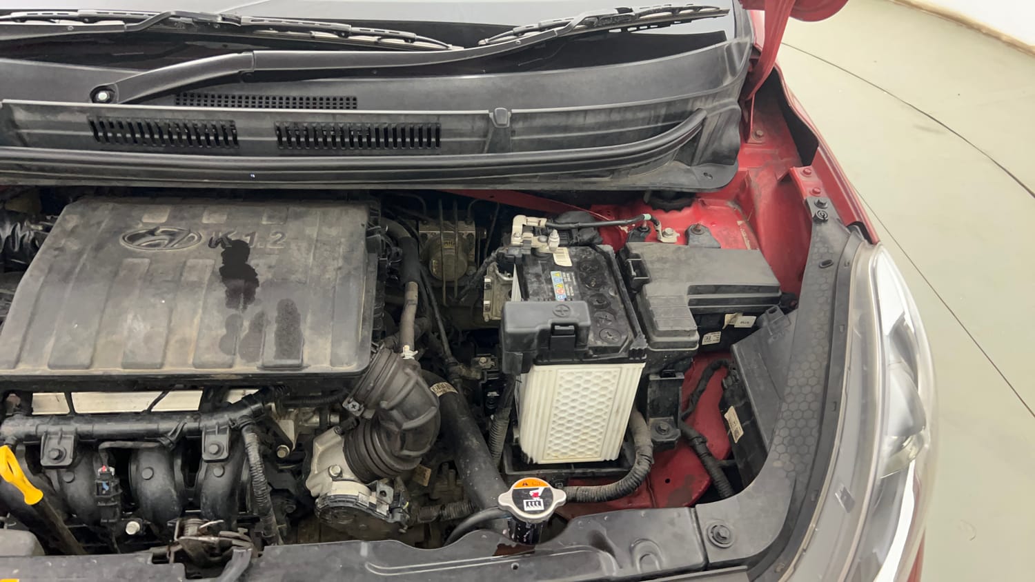 Used 2022 Hyundai Grand i10 Nios Asta 1.2 Kappa VTVT Petrol Manual engine ENGINE LEFT SIDE VIEW