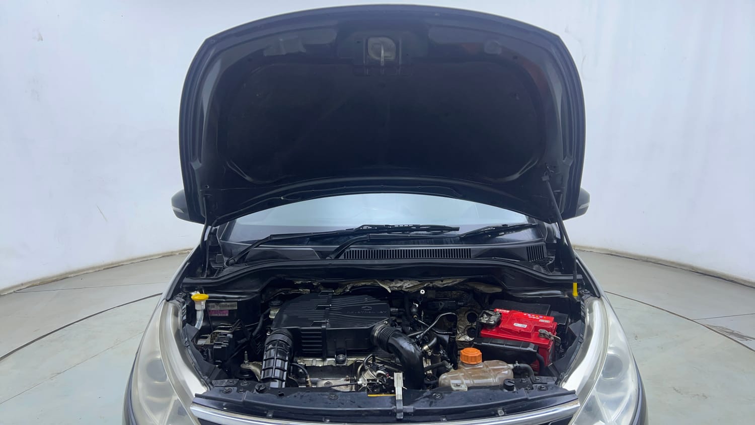 Used 2016 Tata Zest XMS Petrol Petrol Manual engine ENGINE & BONNET OPEN FRONT VIEW