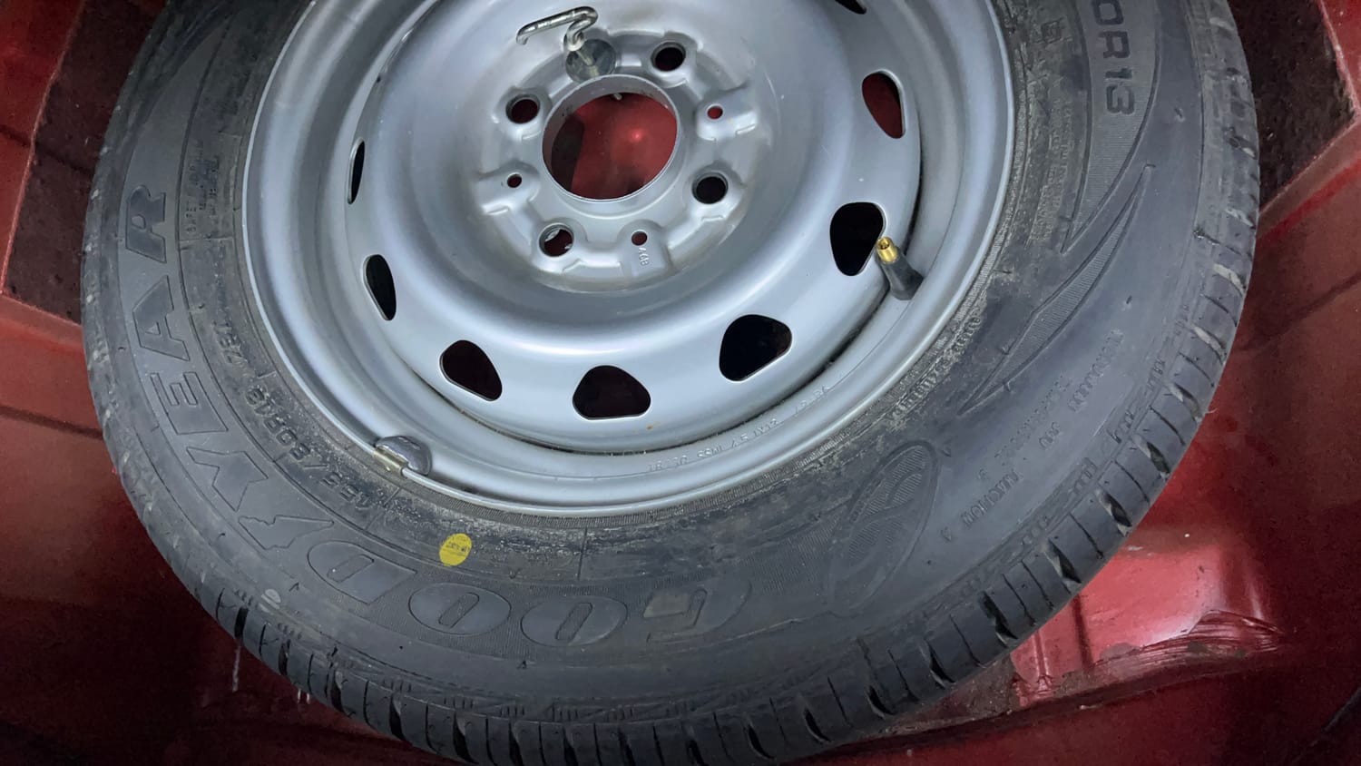 Used 2018 Tata Tiago Revotron XT Petrol Manual tyres SPARE TYRE VIEW
