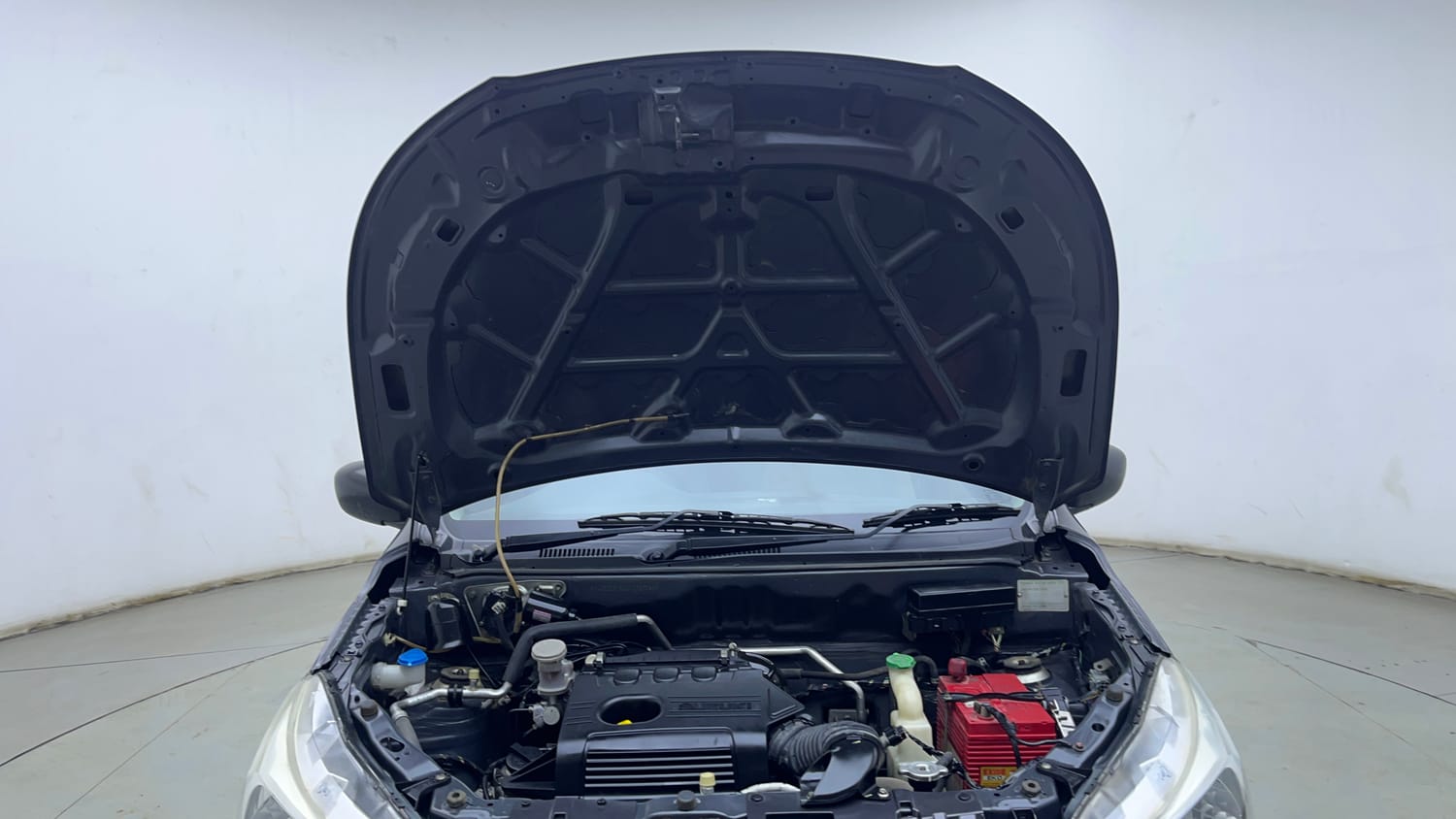 Used 2015 Maruti Suzuki Alto K10 LXi Petrol Manual engine ENGINE & BONNET OPEN FRONT VIEW