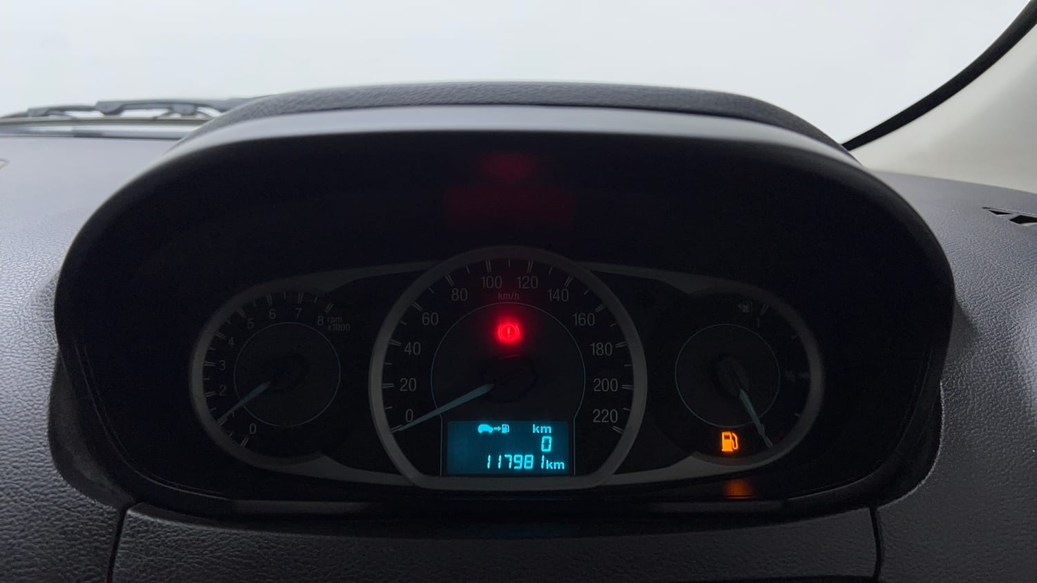 Used 2016 Ford Figo Trend 1.2 Ti-VCT Petrol Manual interior CLUSTERMETER VIEW