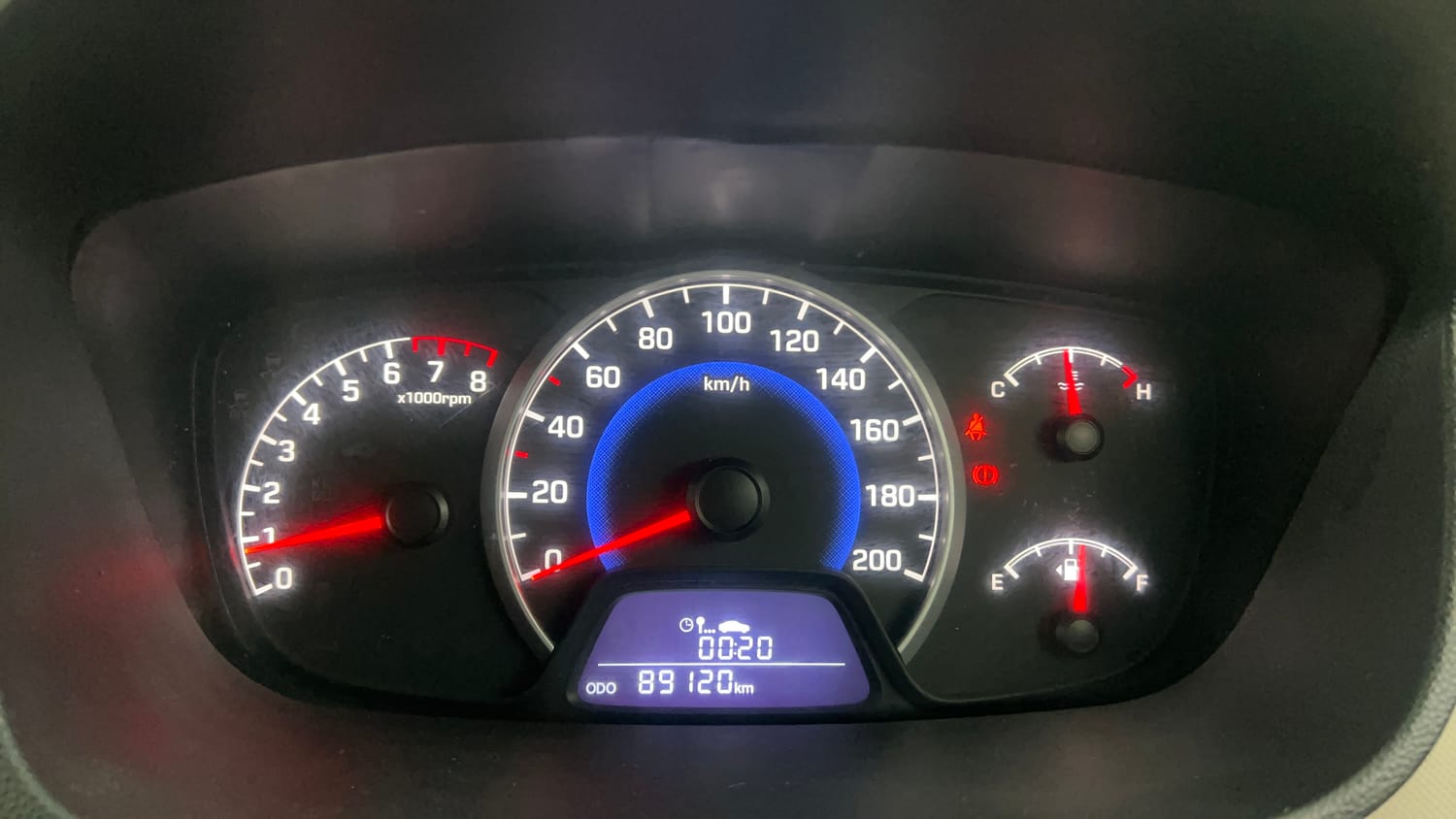 Used 2017 Hyundai Grand i10 Asta 1.2 Kappa VTVT Petrol Manual interior CLUSTERMETER VIEW